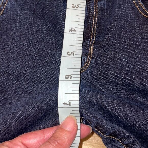 GAP 1969 Womens Low Rise Always Skinny Stretch Denim Jeans Dark Wash Size 28 - Picture 10 of 11